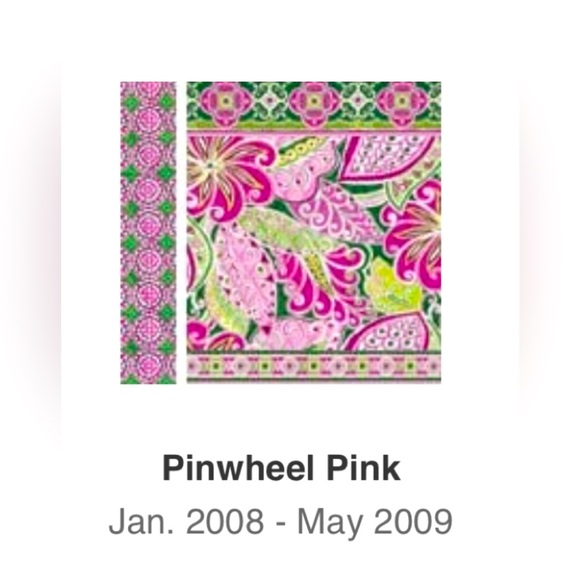 Vera Bradley Pinwheel Pink Quilted Large Weekender Travel Carry On Retired - Picture 3 of 14